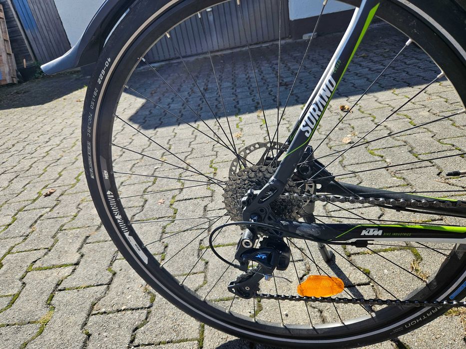 Чоловічий KTM Cross Sorano крос-трекінговий велосипед 3x10 SLX/XT