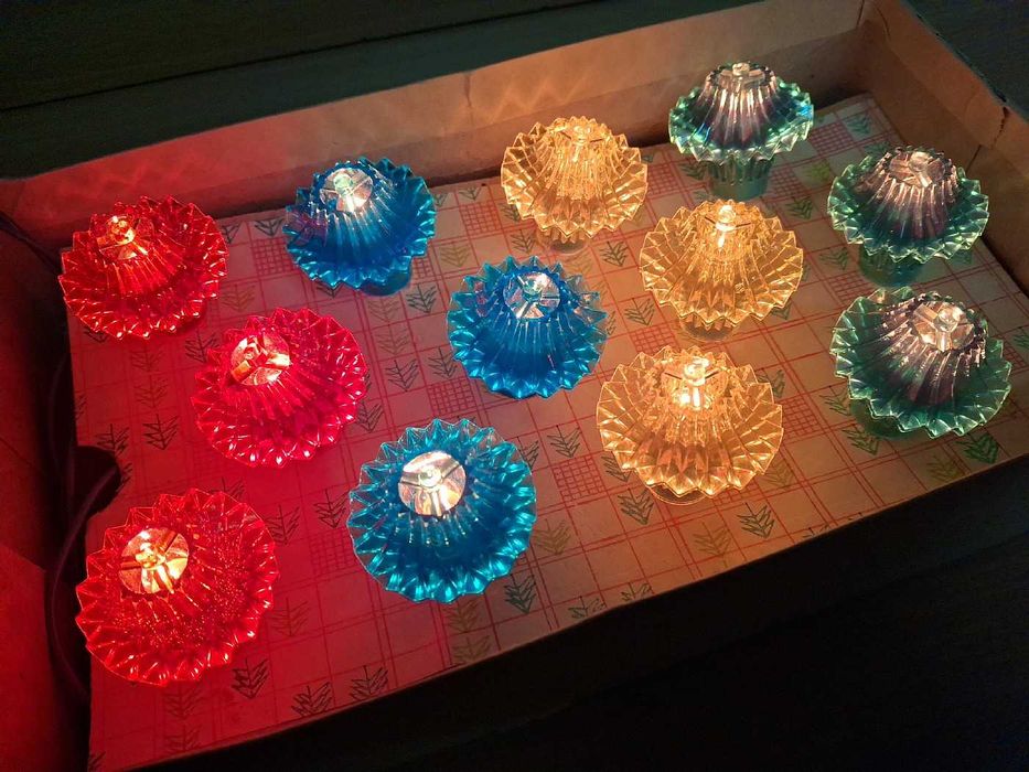 Гирлянда Искорка-1 СССР электрогирлянда новогодняя елочная