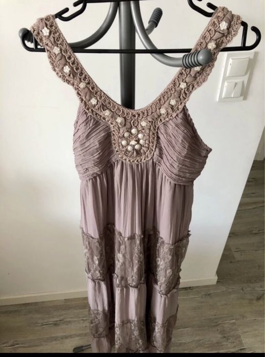 Długa letnia sukienka bardzo dobry stan