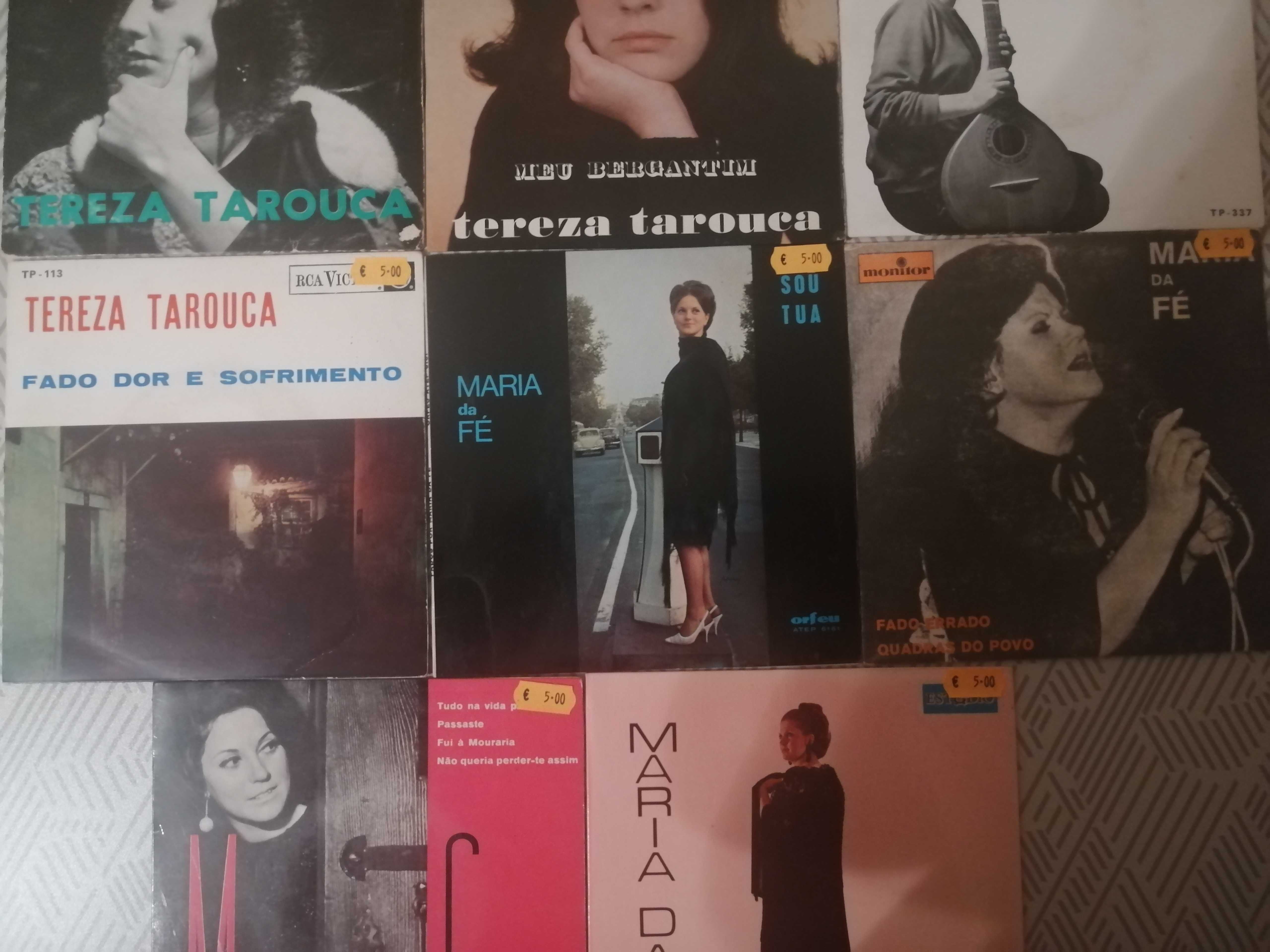 Discos Vinil Maxi Tereza Tarouca e Maria da Fé.