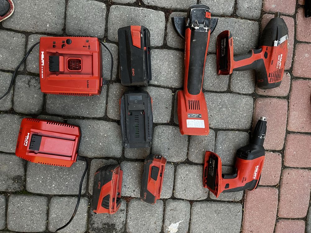Sprzedam narzedzia Milwaukee i Hilti mlotowiertarka Szlifierki Pila