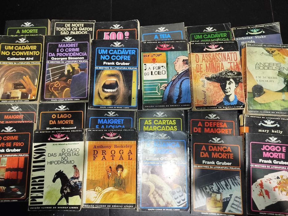 Colecção Vampiro - Os mestres da literatura policial, 1 euro cada