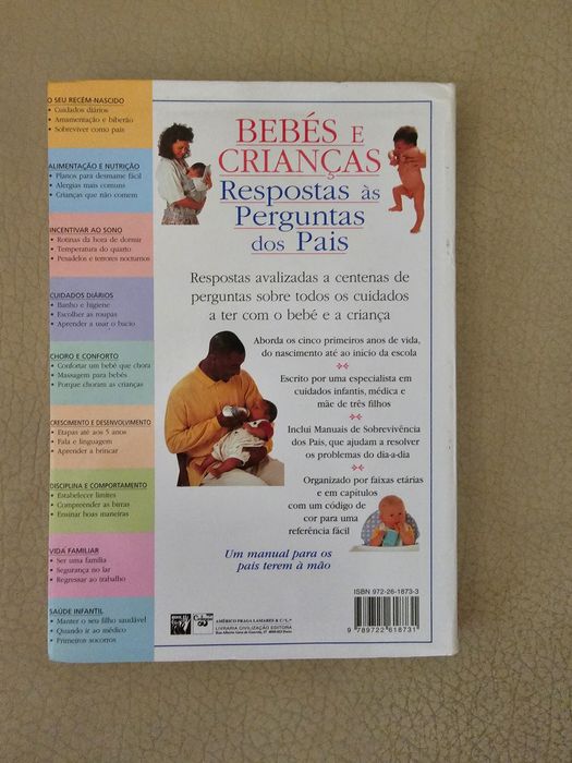 Livro " Bebés e crianças "