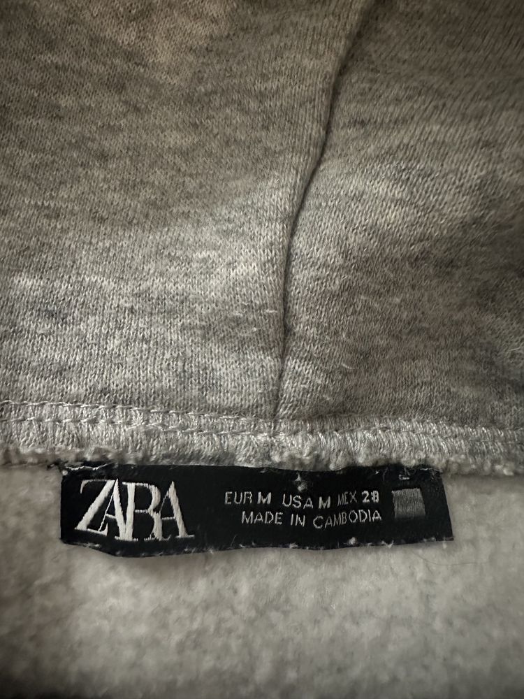 Szara damska krótka bluza Zara