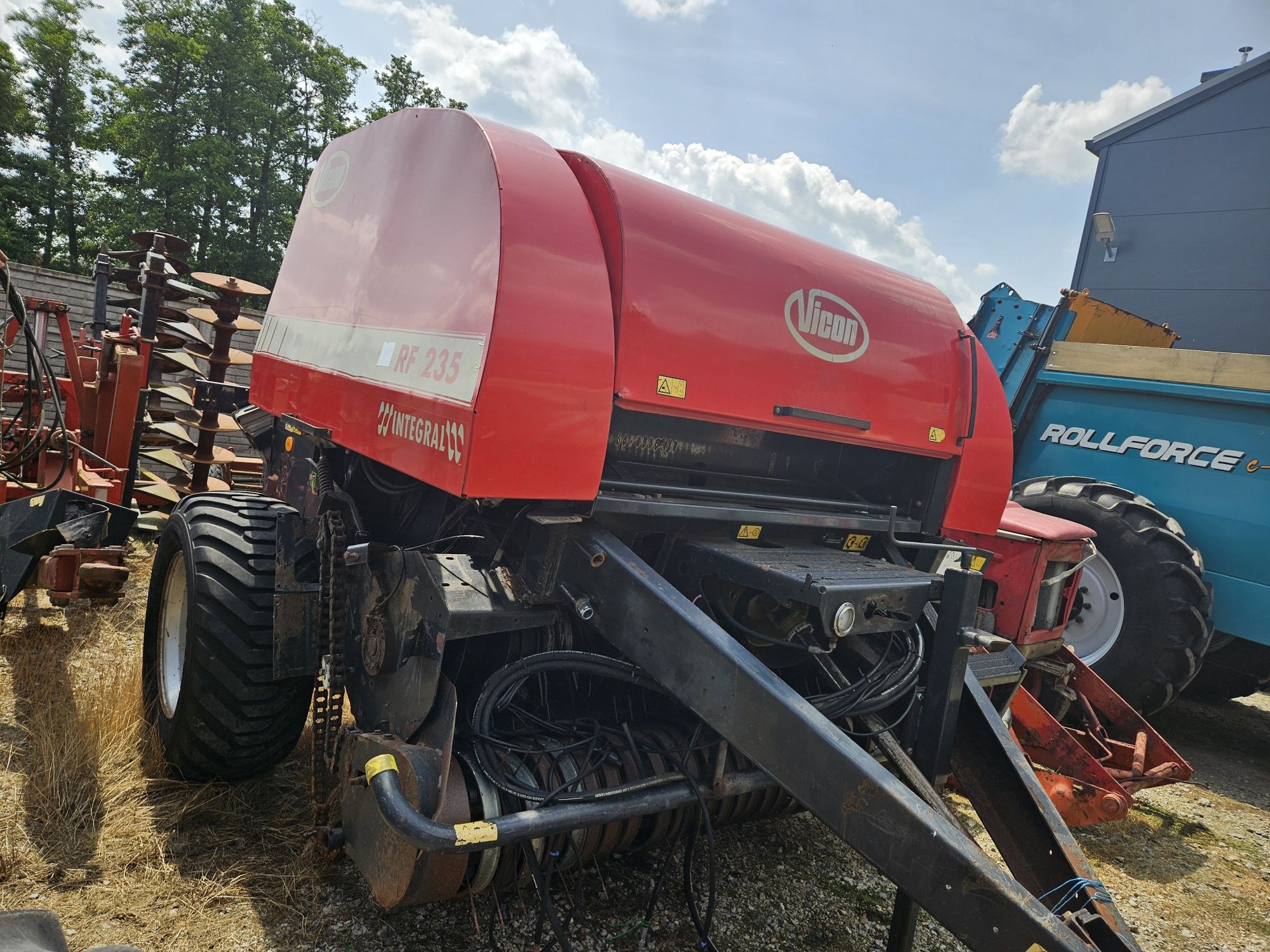 Prasa walcowa Vicon RF 235 Rotor Noże Siatka welger Claas