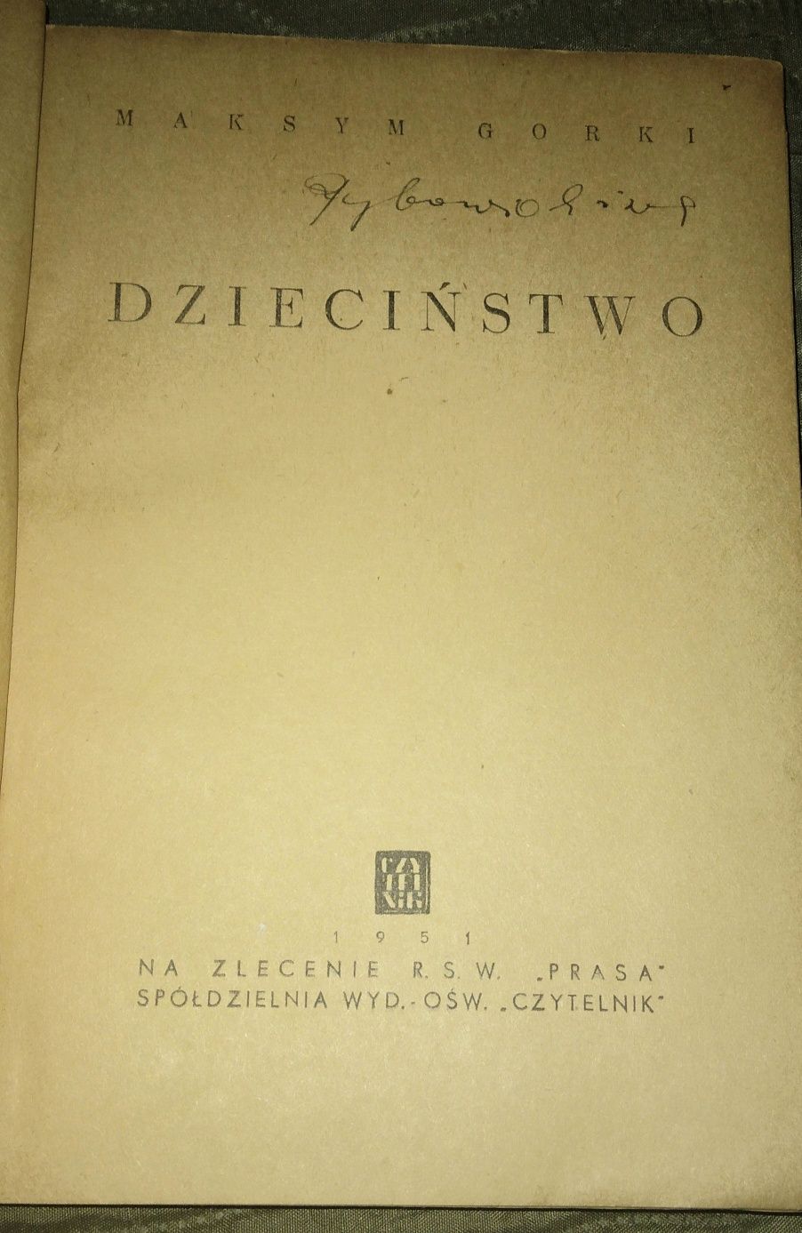 Dzieciństwo - Maksym Gorki