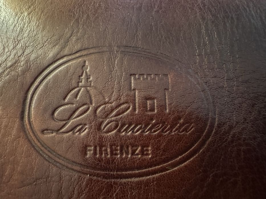 Włoska skórzana torba podróżna