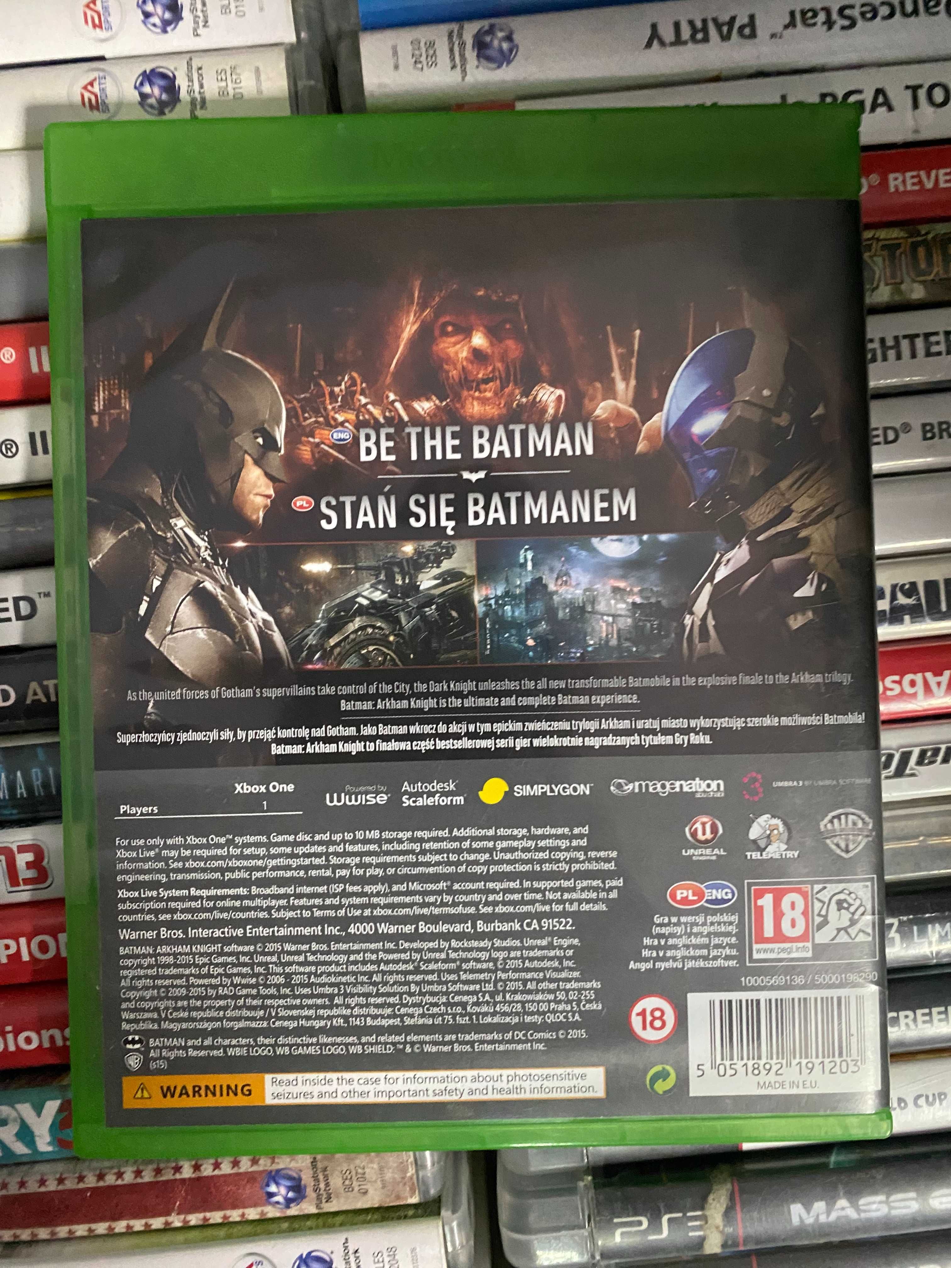 Batman Arkham Knight PL|Xbox One/Series X