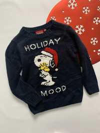 Sweter świąteczny Snoopy 104 OVS