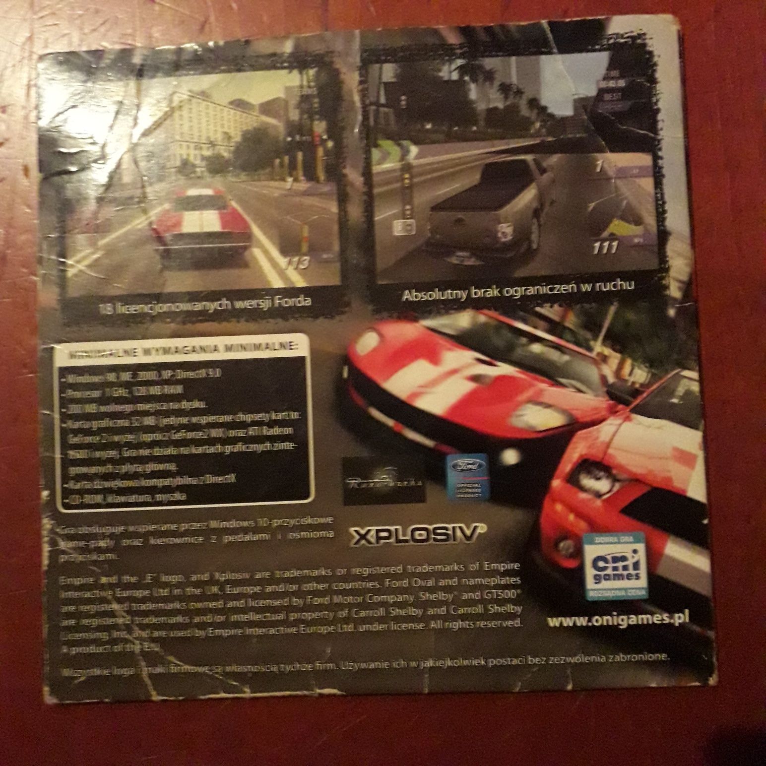 CD. Gra.Street Racing.