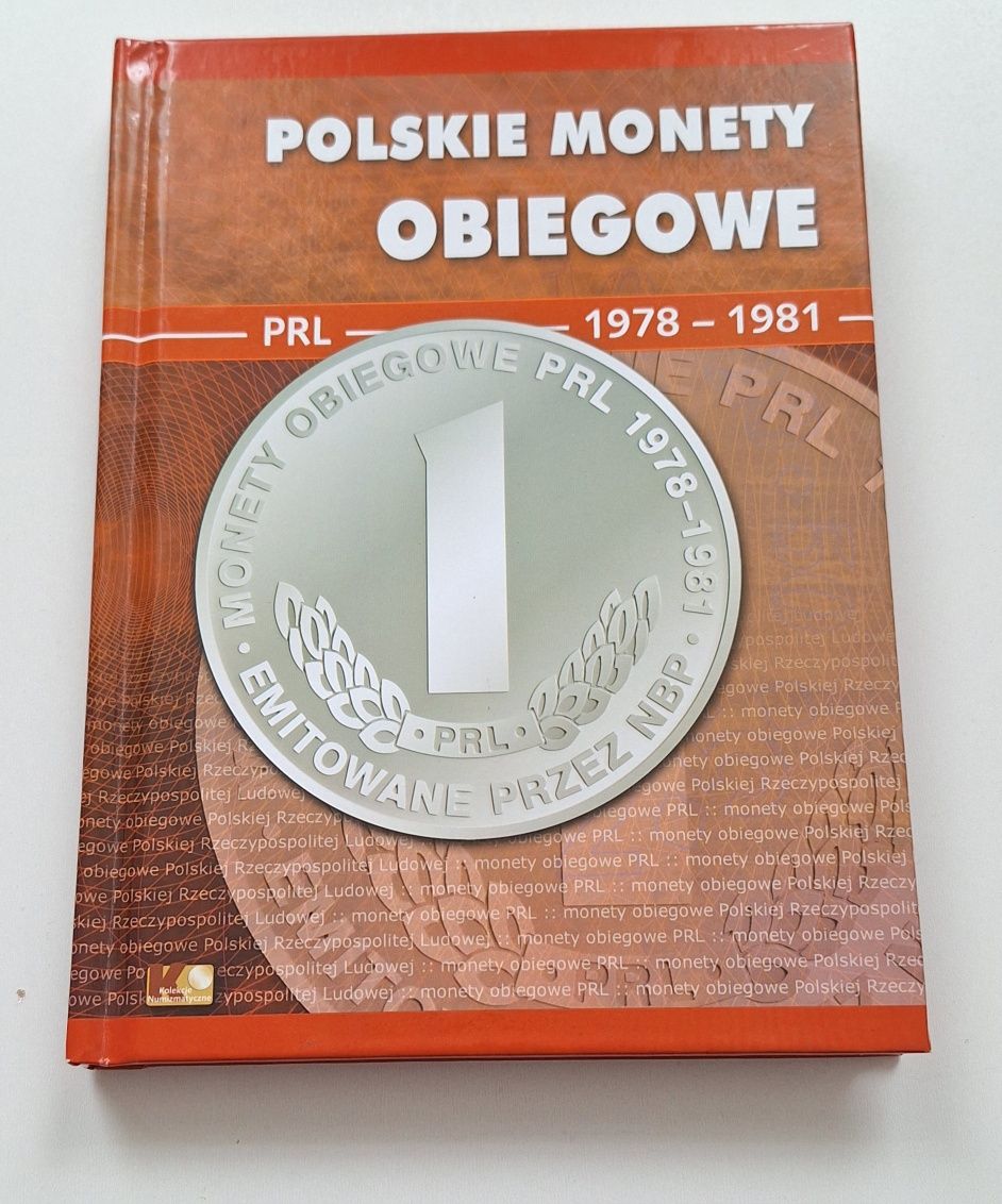 Album z monetami PRL 1978 - 1981 kompletny klaser kolekcjonerski