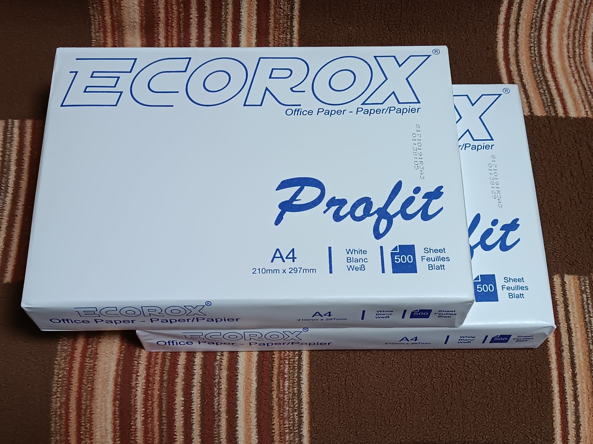 Офисная Бумага Ecorox Profit A4 80 г/м, блок 500 листов