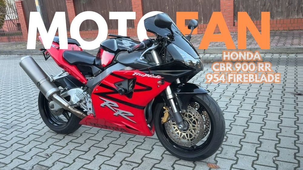 Honda CBR HONDA CBR 900 RR 954 Fireblade 02.2004r Niemcy Potwierdzone 23 tys km