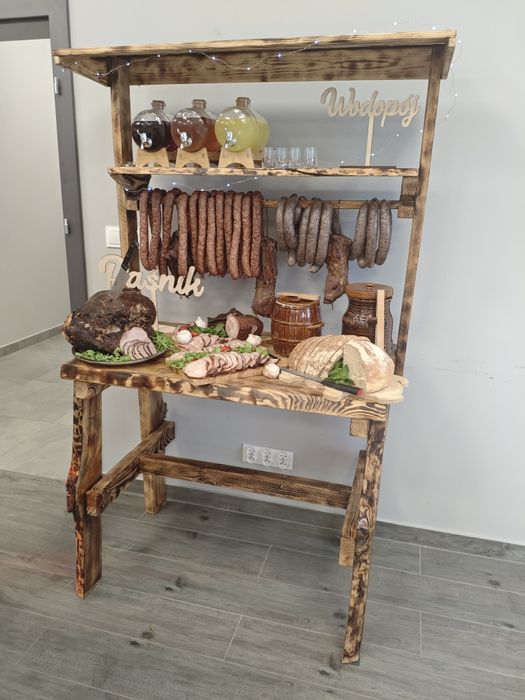 Stół wiejski na wesele imprezy