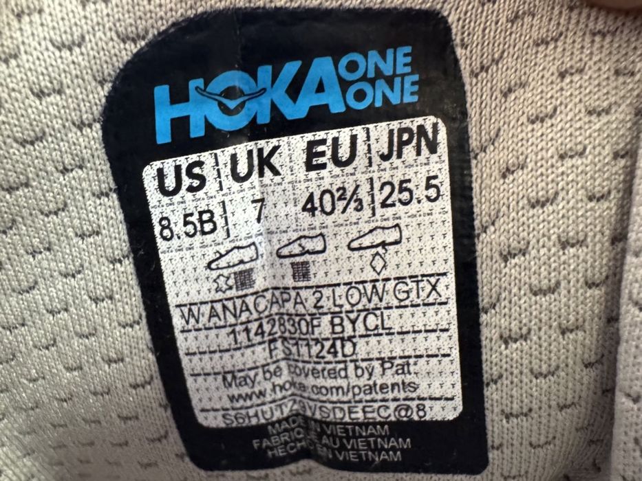 Черевики Hoka Anacapa 2 Low GTX (Розміри 38.5/39.3/40.5) 1142830F-BYCL
