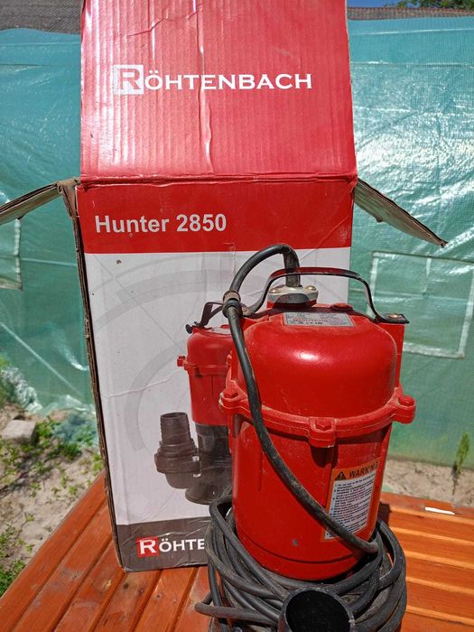 Pompa zatapialna HUNTER 2850, 230V ROHTENBACH + wąż 30 m