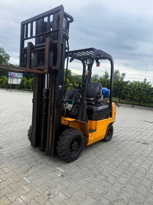 wózek widłowy terenowy HC CPQD18 LPG 1800kg Triplex 5.50m 2011r NISSAN