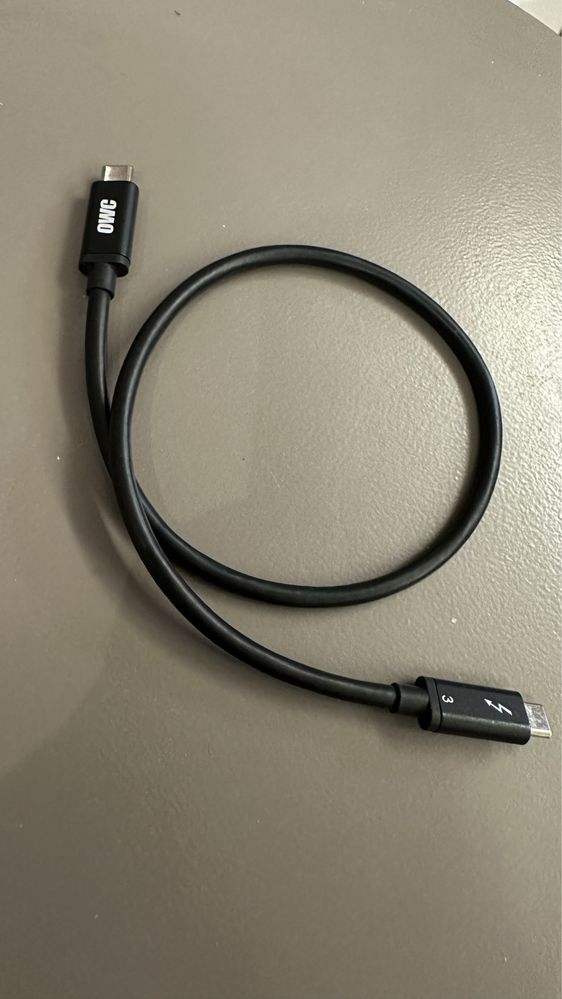 OWC Kabel Thunderbolt 3 50cm 40Gbps