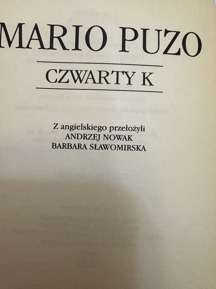 Czwarty K. Mario Puzo