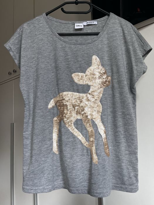 Szara koszulka T-shirt Disney Bambi
