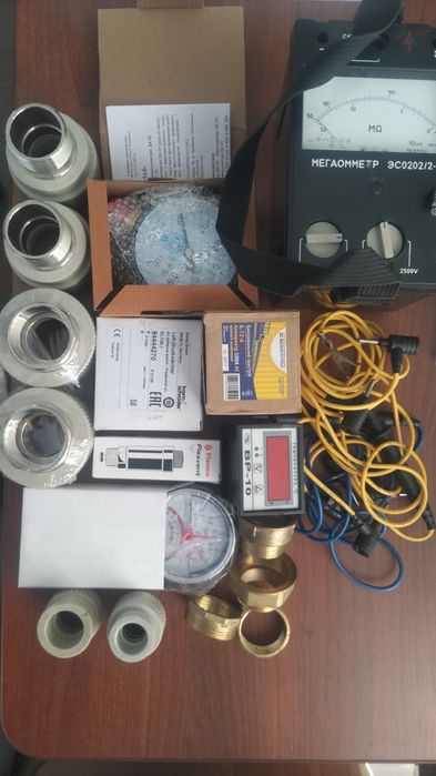 Манометри, мегометр, переходи, клапана, вогнегасники, підшипники.