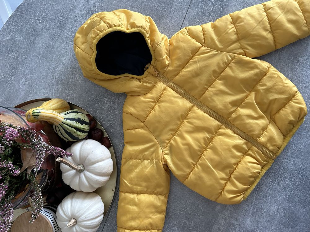 Kurtka zolta sinsay 80 cm unisex