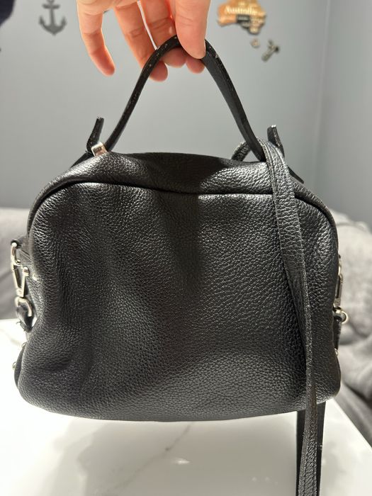 Шкіряна сумка чорна