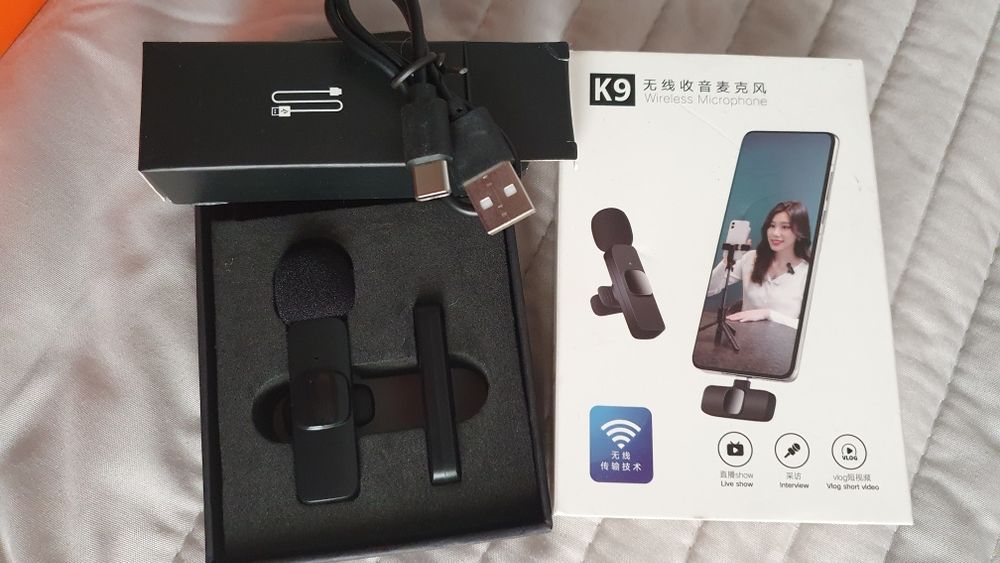 Microfone de lapela/ casaco wireless