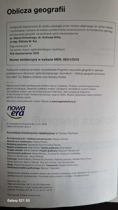 Oblicza geografii 1 zakres podstawowy