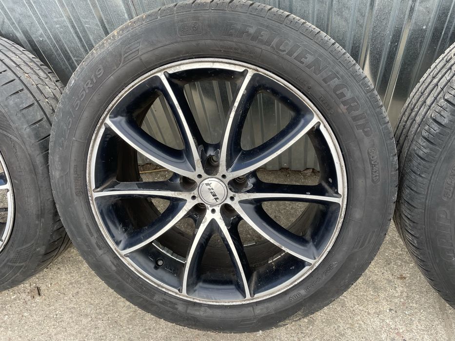 Felgi aluminiowe AEZ z oponami Mercedes 5x112 R19 8J ET35 Oryginalne