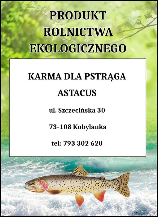 karma dla ryb karp pstrąg jesiotr koi