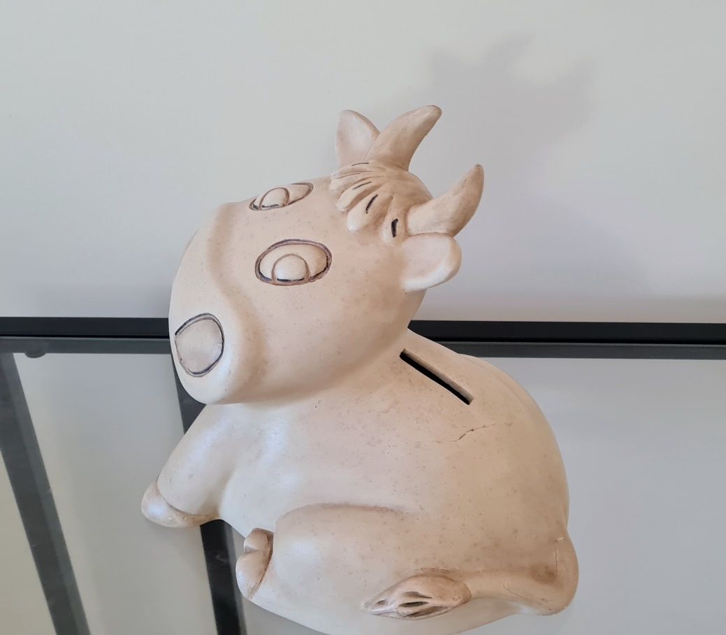 Mealheiro Vaquinha Alegre em cerâmica