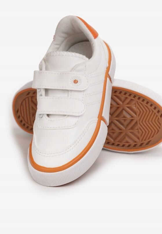 Biało-Pomarańczowe Buty Sportowe R 27