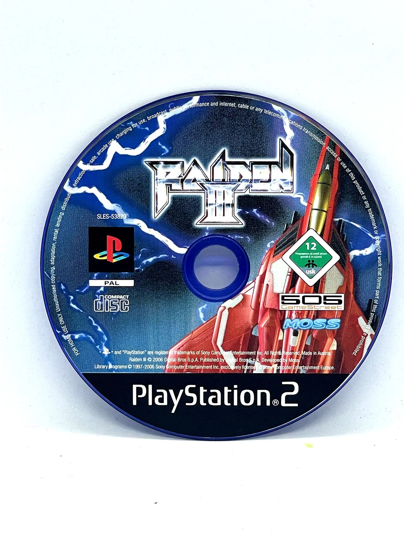 Raiden III PS2 (sama gra) Po Angielsku