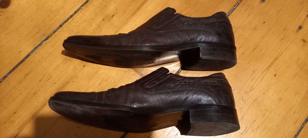 Buty pantofle męskie skórzane brązowe OTTIMO 41