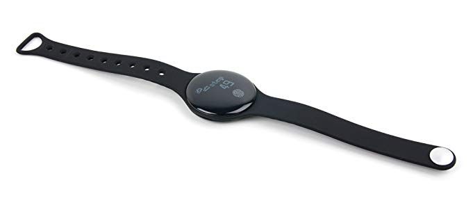 Czarna Opaska Fitness Smart Watch Fitness Zegarek KCAL