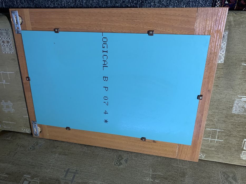 Lustro w drewnianej ramie TANIO