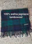 szalik wełniany 100% wełna jagnięca lambswool wool made in Scotland