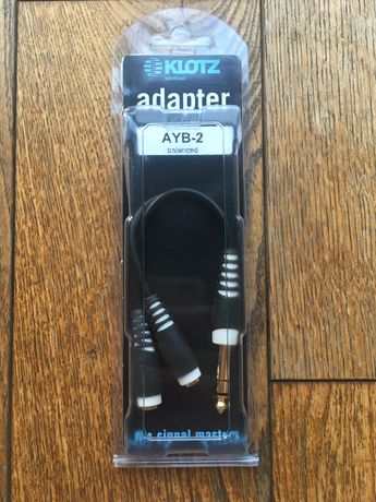 Adapter 1/4 na 2x3.5mm