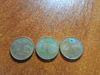 Монеты 2 евроцента(лот)