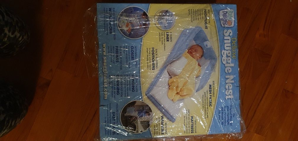 Snuggle nest zabezpieczające łóżeczko dla noworodka do łóżka rodziców