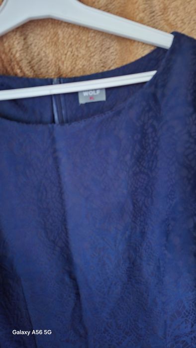 Granatowa sukienka XL