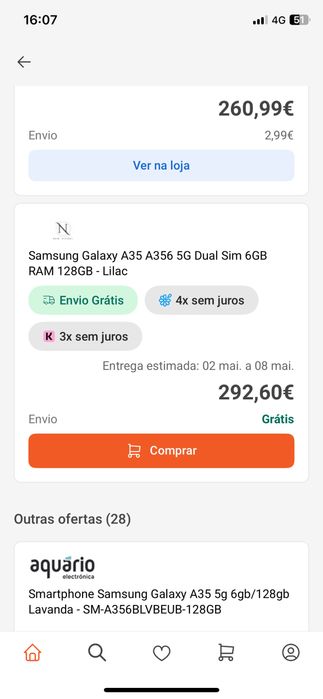 Samsung Galaxy A35 5G 128gb SELADO