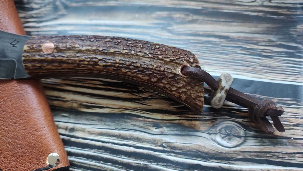 Nóż ZZ Custom Knives NESSMUK, poroże, NCV1