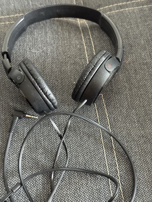 Słuchawki nauszne przewodowe Sony MDR-ZX110 Czarny