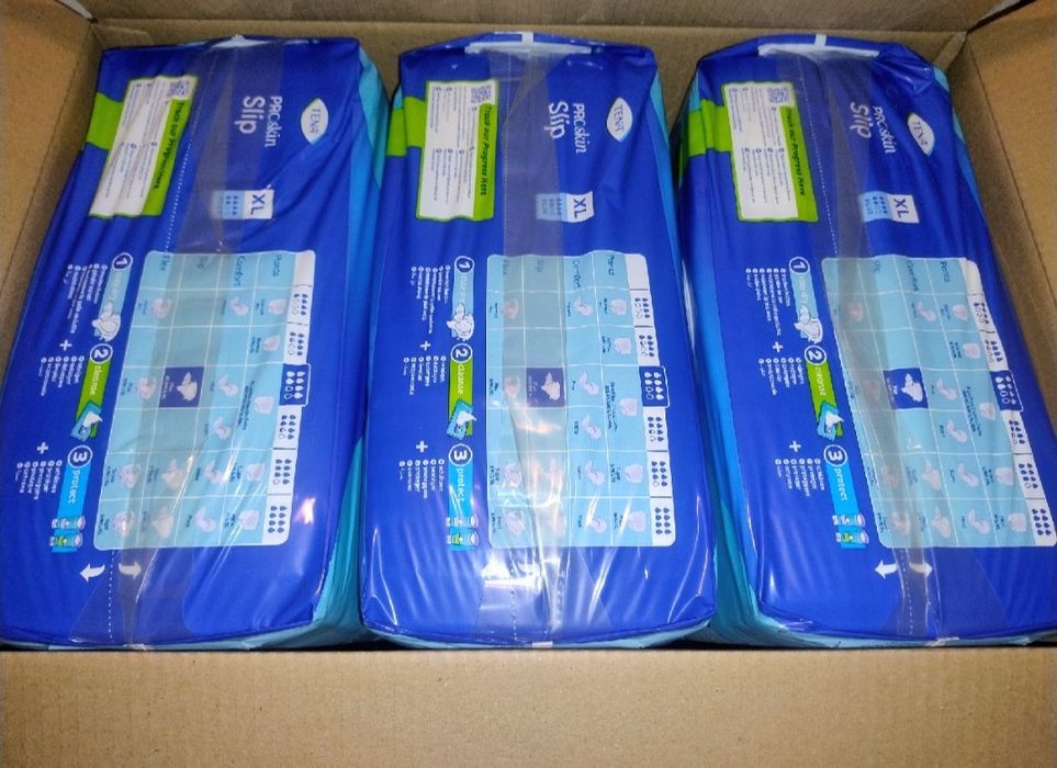 Pieluchy (90 sztuk) na rzepy TENA ProSkin Slip PLUS rozmiar XL