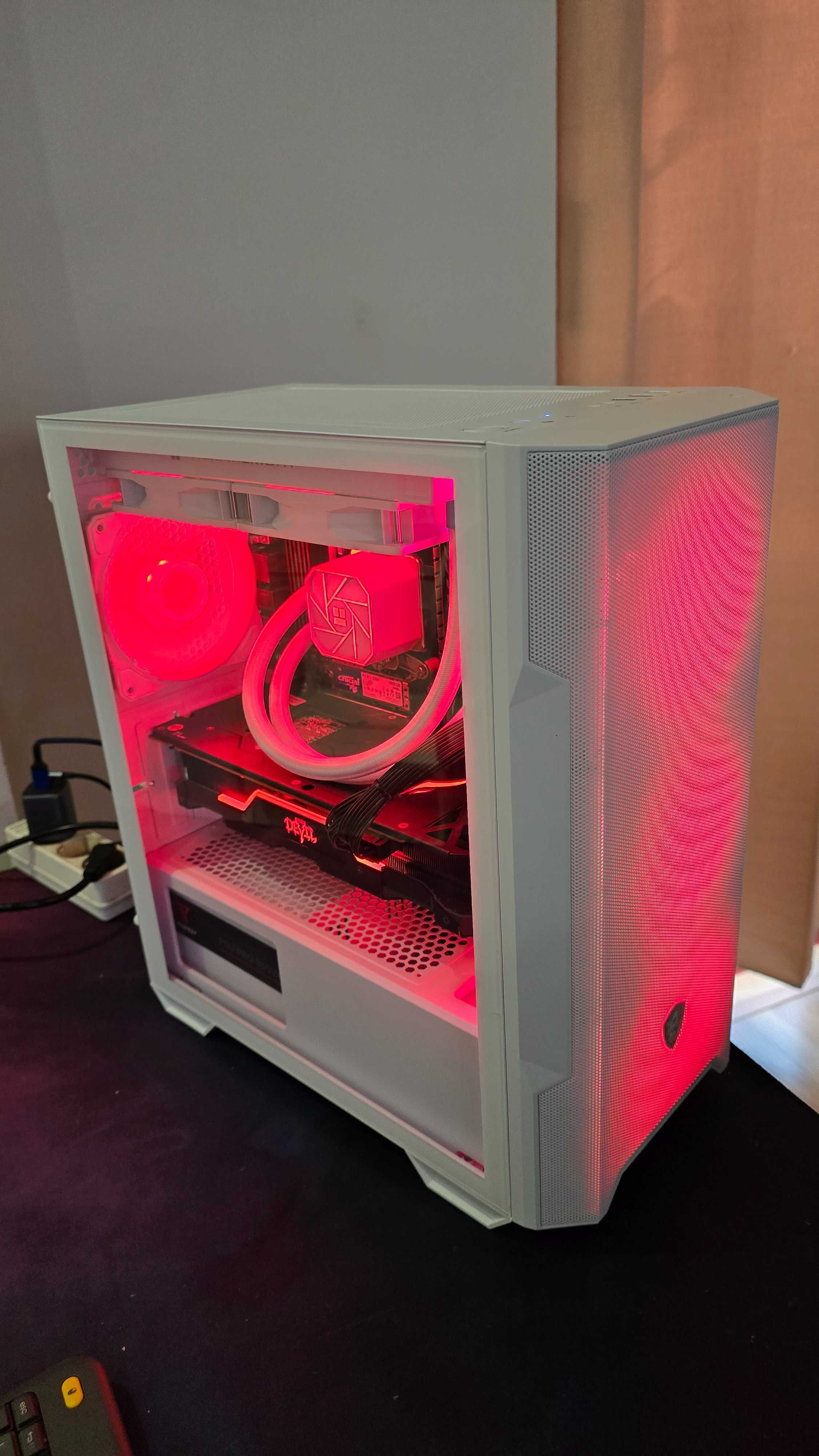 PC Gaming NOVO AMD 5800X, 32Gb, 1Tb, Watercooling
