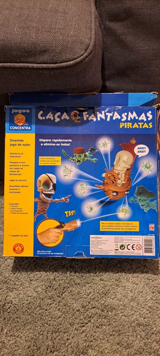 Jogo caça fantasmas piratas