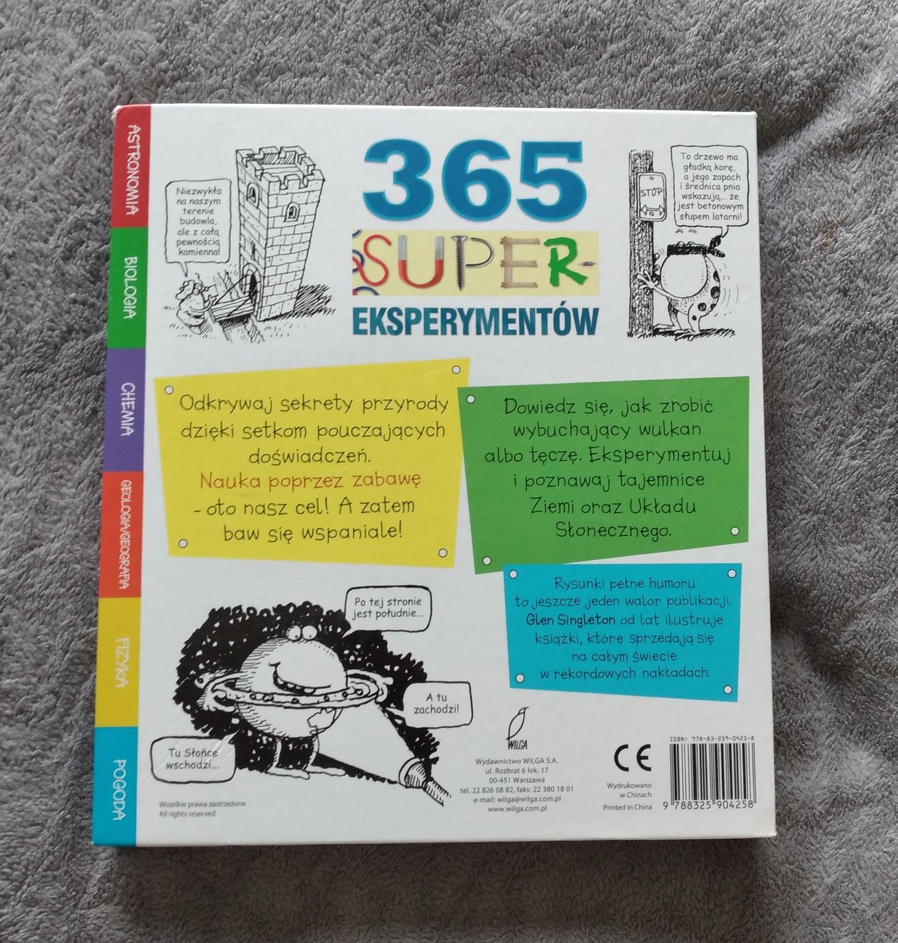 Książka  "365 super eksperymentów"