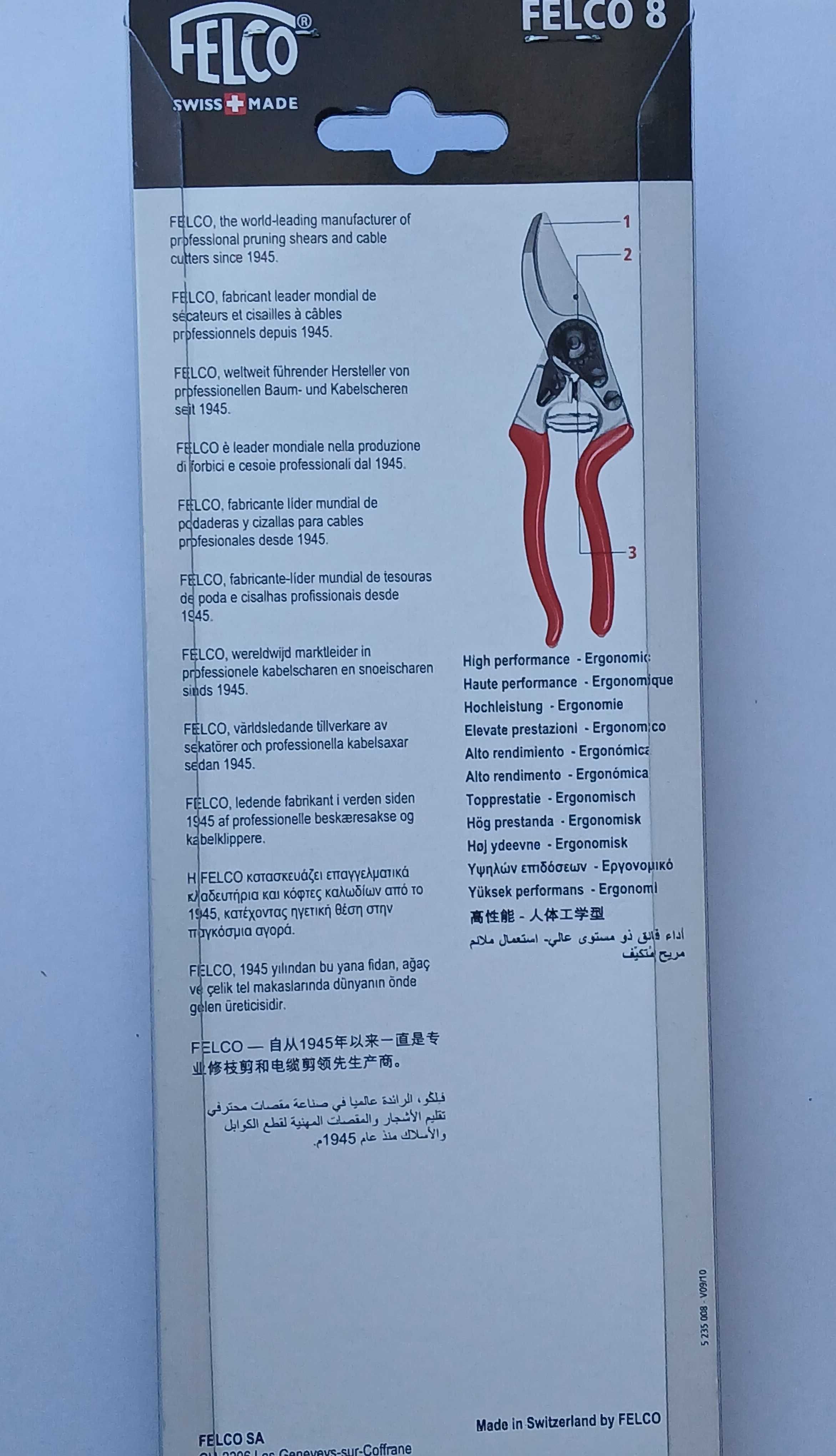 Sekator ogrodowy Felco 8 * w pudełku*nowy*